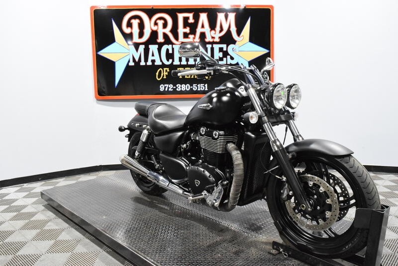2011 Triumph Thunderbird  Dream Machines of Texas 2011 Triumph Thunderbird Storm  10675 Miles Black
