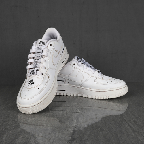 Nike Turnschuhe Jugend UK 4 Nike Air Force 1 LV8 3 Double Air weiß schwarz Junior