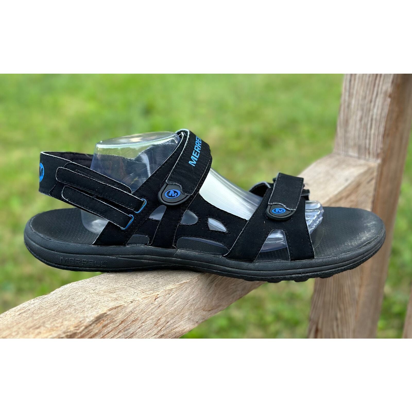 Merrell Cedrus sandali sportivi neri convertibili da uomo taglia 14 (S1931)