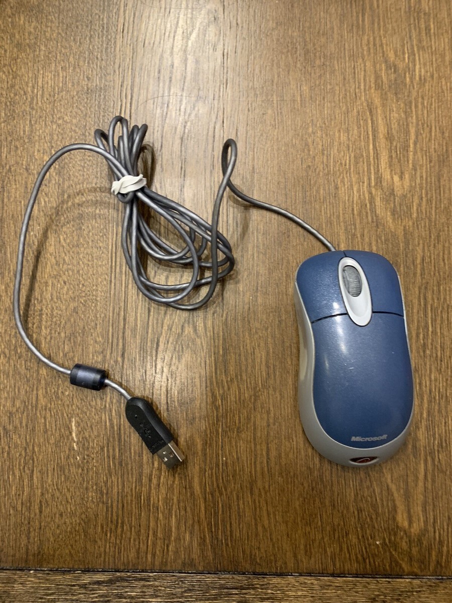 Vintage Microsoft Intellimouse Optical 1.1A 5 Button Mouse USB PS  