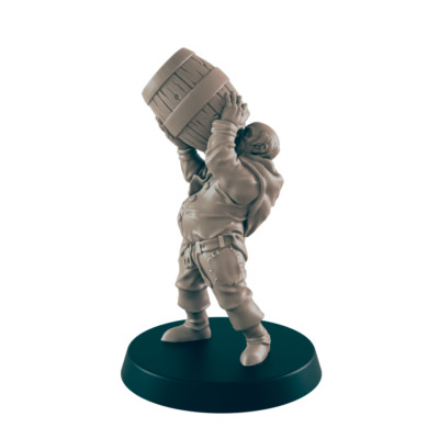 Human Male Drunkard - Everyday Folk - Mini - EC3D - - Dungeons & Dragons - RPG -
