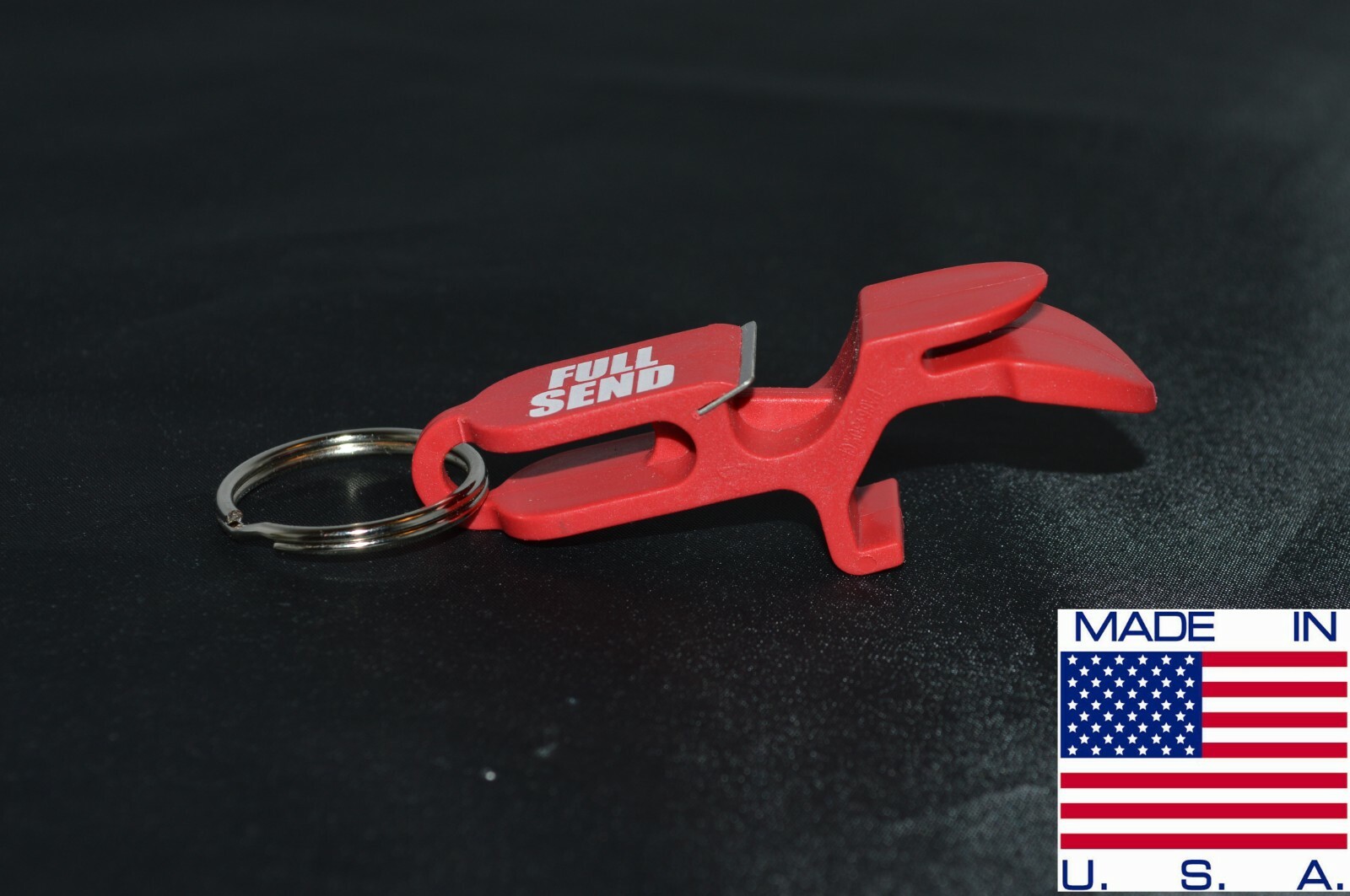 FULL SEND SHOTGUN KEY CHAIN Beer Bong for Cans MADE IN USA (RED) eBay