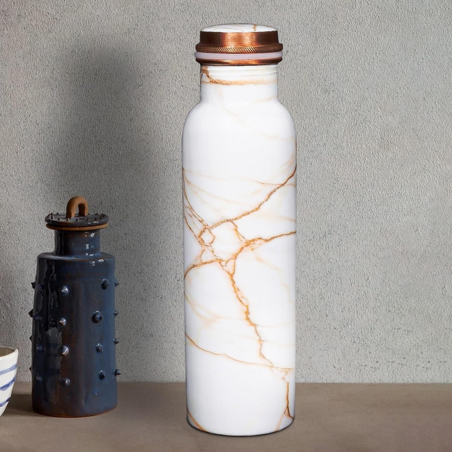 1 Litre Copper Bottle | Alkaline An