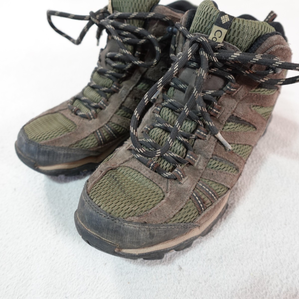 Columbia Hiking Shoes 7.5 Brown Mid Ankle Waterproof Charter Oak