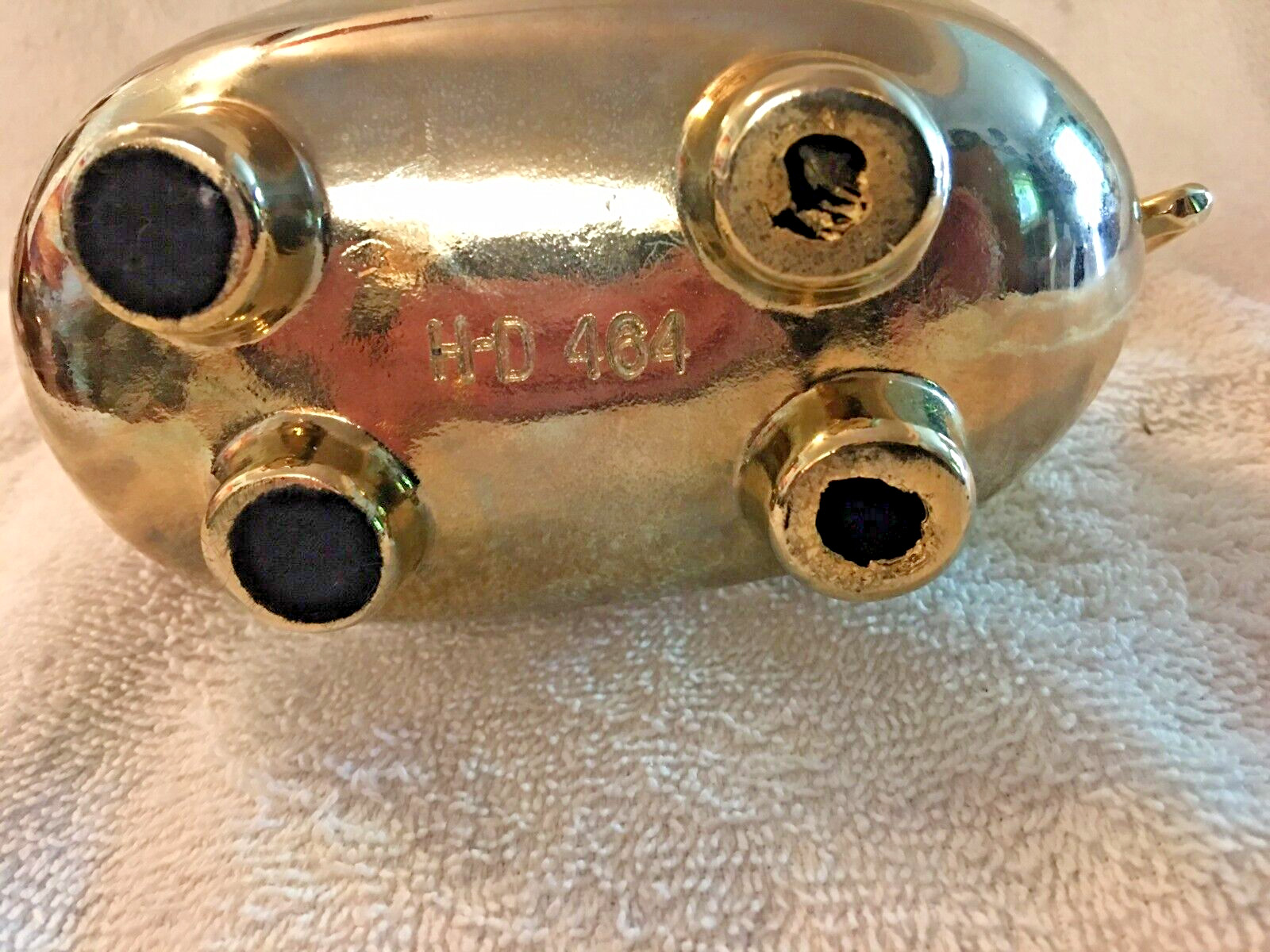 Vintage Harley Davidson 25th and 50th Anniversary Metal HOG Banks