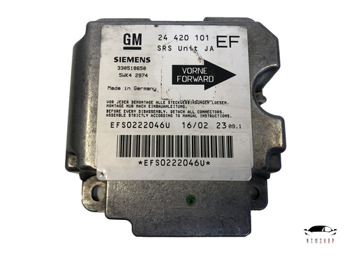 Airbag Steuergerät Sensor Siemens Opel Omega B 24420101 330518650 5WK42974