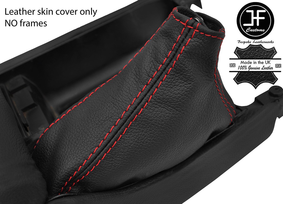 RED STITCH TOP GRAIN REAL LEATHER E BRAKE BOOT FITS NISSAN 300ZX