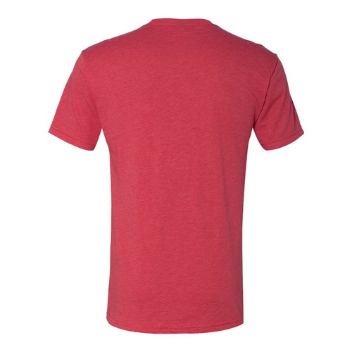 Belmont Bruins Retro Script Triblend T-Shirt - Vintage Red - Picture 3 of 6