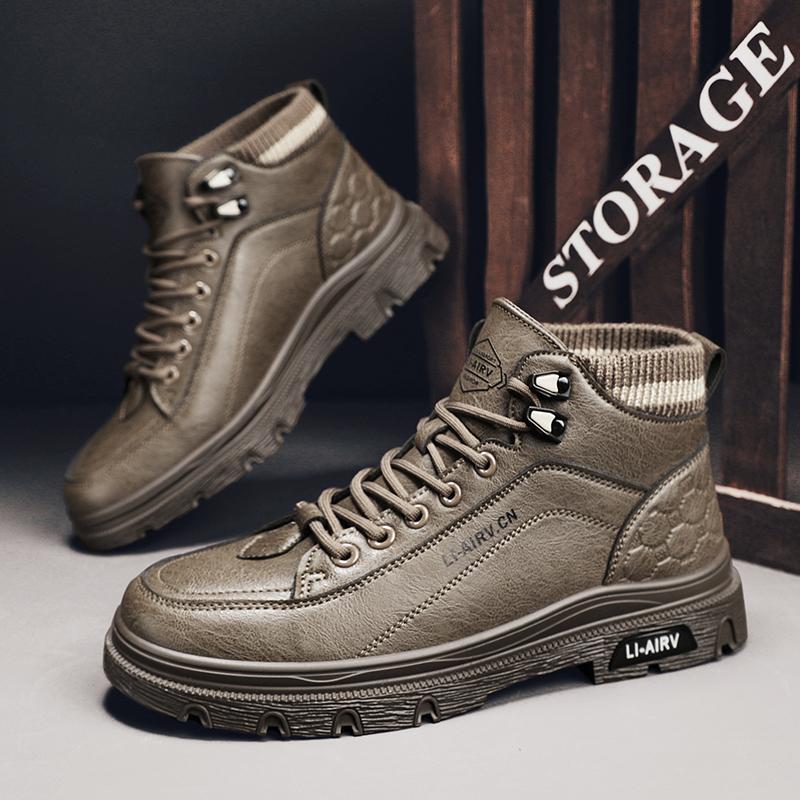 SAOLA Stivaletti casual uomo sport tempo libero formale autunno inverno stringati comfort casual