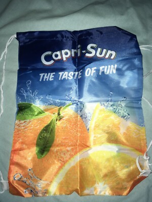 Capri Sun fun cool hipster school PE gym bag with drawstring