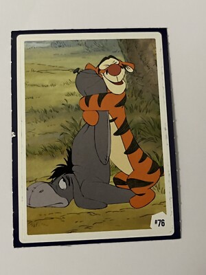 Disney 100 Auchan Sticker - Winnie the Pooh Tiger And Heath - 76