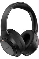 Kamkorda Over Ear Headphones Wireless Noise Cancelling 60HR Playtime - Black