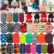 Warm Winter Dog Clothes Soft Fleece Dog Jacket Pet Coat Sweater Puppy Cat Jumper