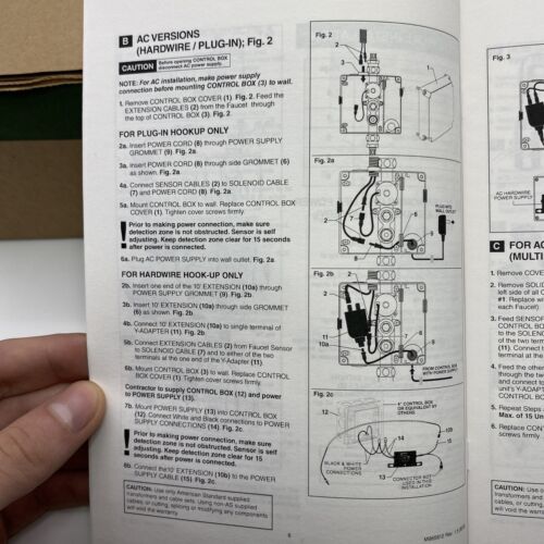 NEW AMERICAN STANDARD 2064.166.295 SERIN PLUG IN POWERED PROXIMITY SENSOR FAUCET - Picture 10 of 15