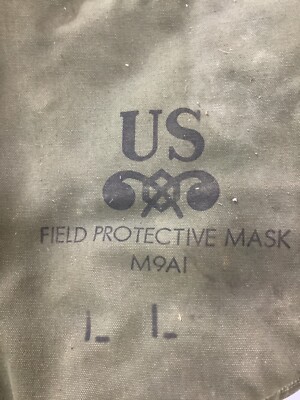 US Field protective mask bag M9A1 | eBay
