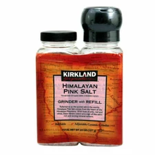 Kirkland Signature Himalayan Pink Salt Grinder with Refill 26 oz