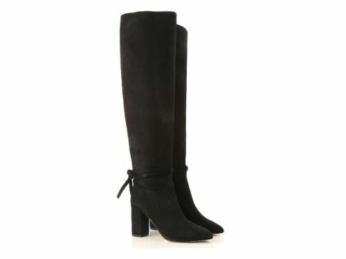 Sandales Aquazzura Claudia Schiffer X Aquazzura Crystal Star - Taille 39, Daim Noir, Talon Ultra Haut (4+ Pouces), étoiles Cristal - Neuf Sans Emballage