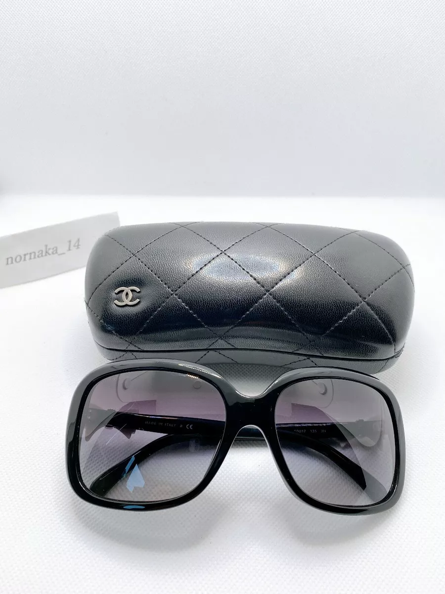 Near MINT CHANEL COCO Logos 5171-A Bow White Sunglasses | eBay