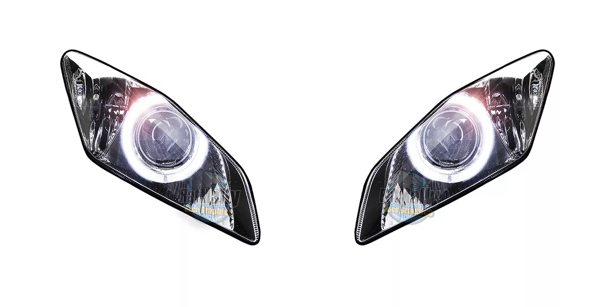 SUPERBIKE HEADLIGHT STICKERS YAMAHA YZF R6 PROJECTOR 2006 2016