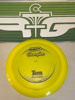 FLY GREEN DISC GOLF RARE INNOVA CHAMPION TERN MAX DISTANCE DRIVER 169g YELLOW