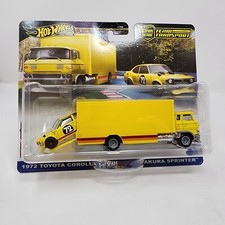 1972 Toyota Corolla Levin Sakura Sprinter Hot Wheels Team Transport Wk47 1972 Toyota Corolla Levin Sakura Sprinter Hot Wheels Team Transport Wk47