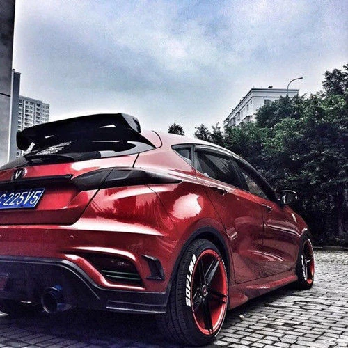 2X Pegatina de admisión de guardabarros de flujo de aire de ventilación lateral decorativa automática para automóvil hágalo usted mismo de fibra de carbono Foto 4 de 4