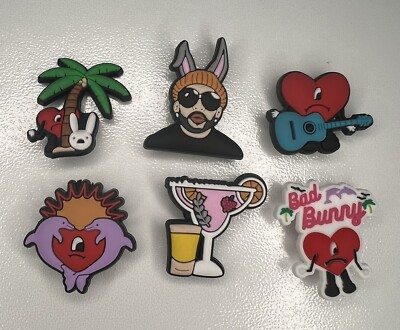BadBunny Charms For Crocs Set