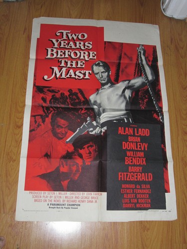 Two Years Before the Mast Original 1sh Movie Poster 