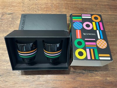 2x Original Nespresso FESTIVE TOUCH Limited Edition 2017 Tassen NEU Espresso