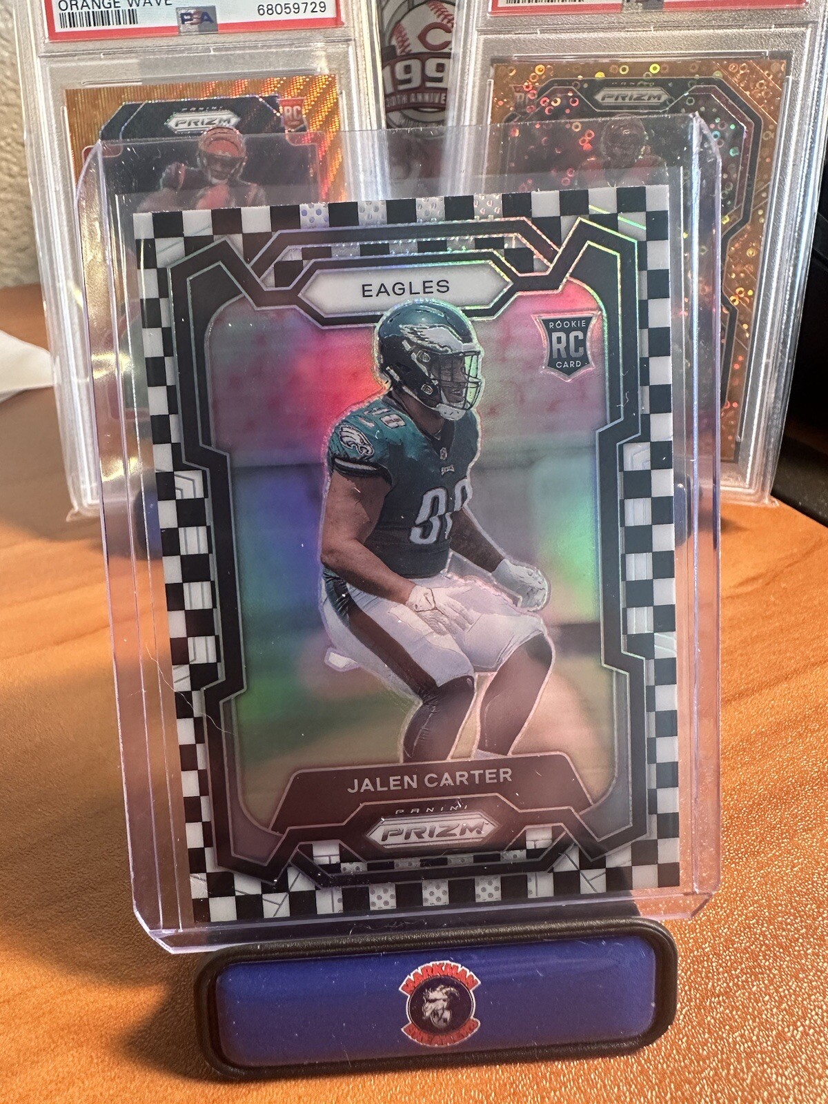 2023 Panini Prizm Jalen Carter Black And White Checkerboard Rookie SSP #381 RC