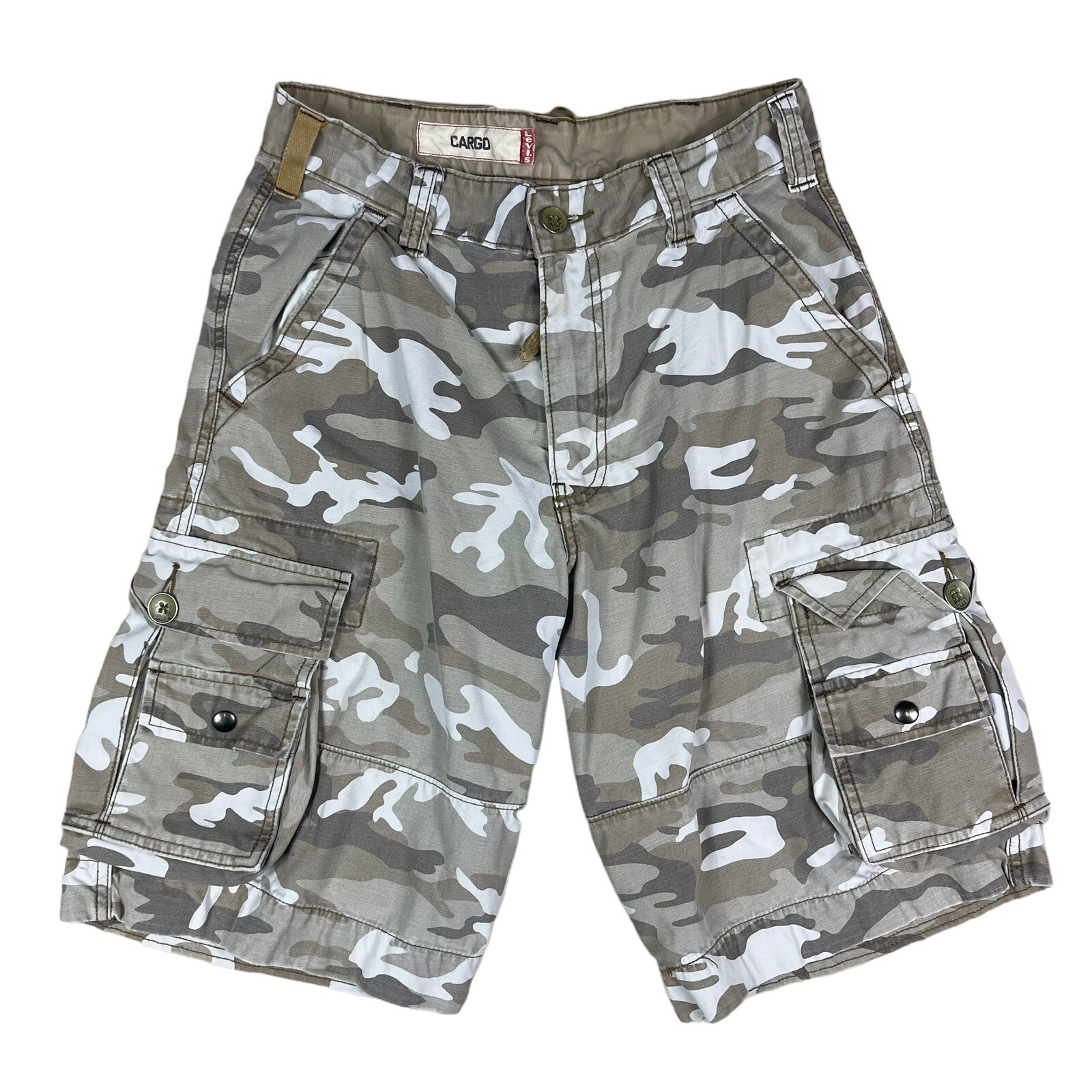 Levis Cargo Camo Short Mens 29 High Rise Regular Fit … Gem