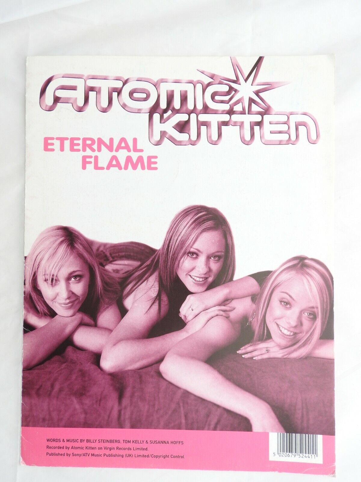Eternal Flame - Atomic Kitten single sheet music piano vocal guitar PVG |  eBay