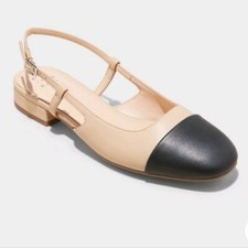 A New Day Women's Maxine Slingback Ballet Flats NWT Size 8