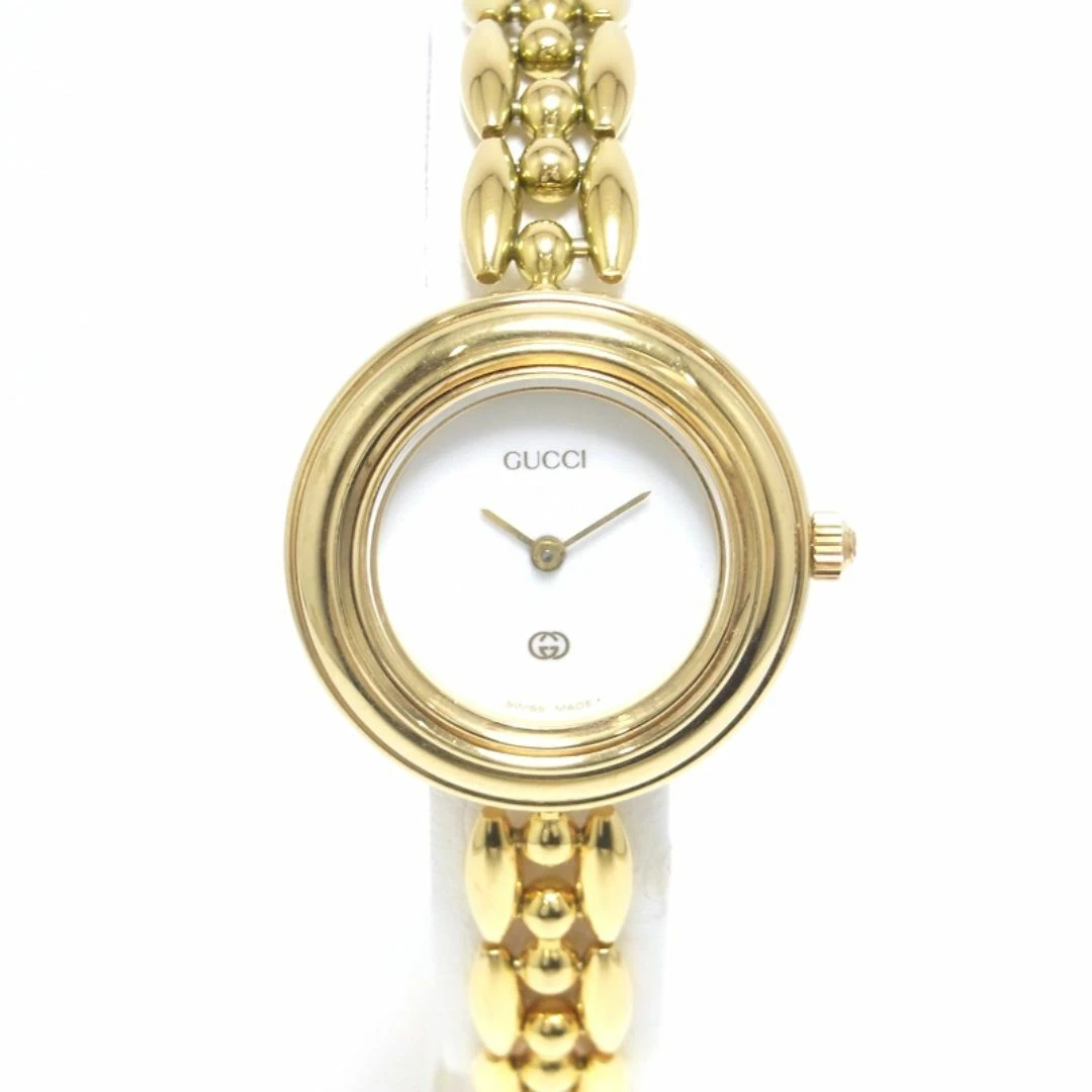 Montre analogique femme Gucci 11/12 lunette à changement bracelet GP 6 couleurs lunette occasion