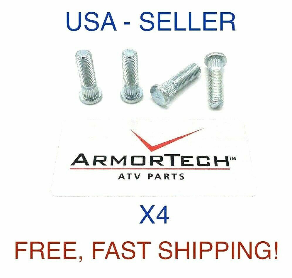 4 Front Wheel Hub Stud Bolt For Honda TRX350TE TRX350TM Rancher