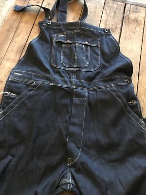 Rrl double rl  mens roper raw rigid blue size m salvaged OVERALL HEARTLAND denim