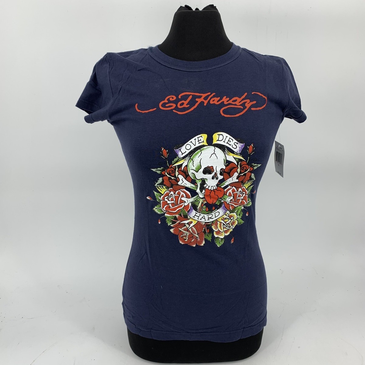 Junior Medium Ed Hardy Vintage Y2K Dead Stock T-Shirt “Love
