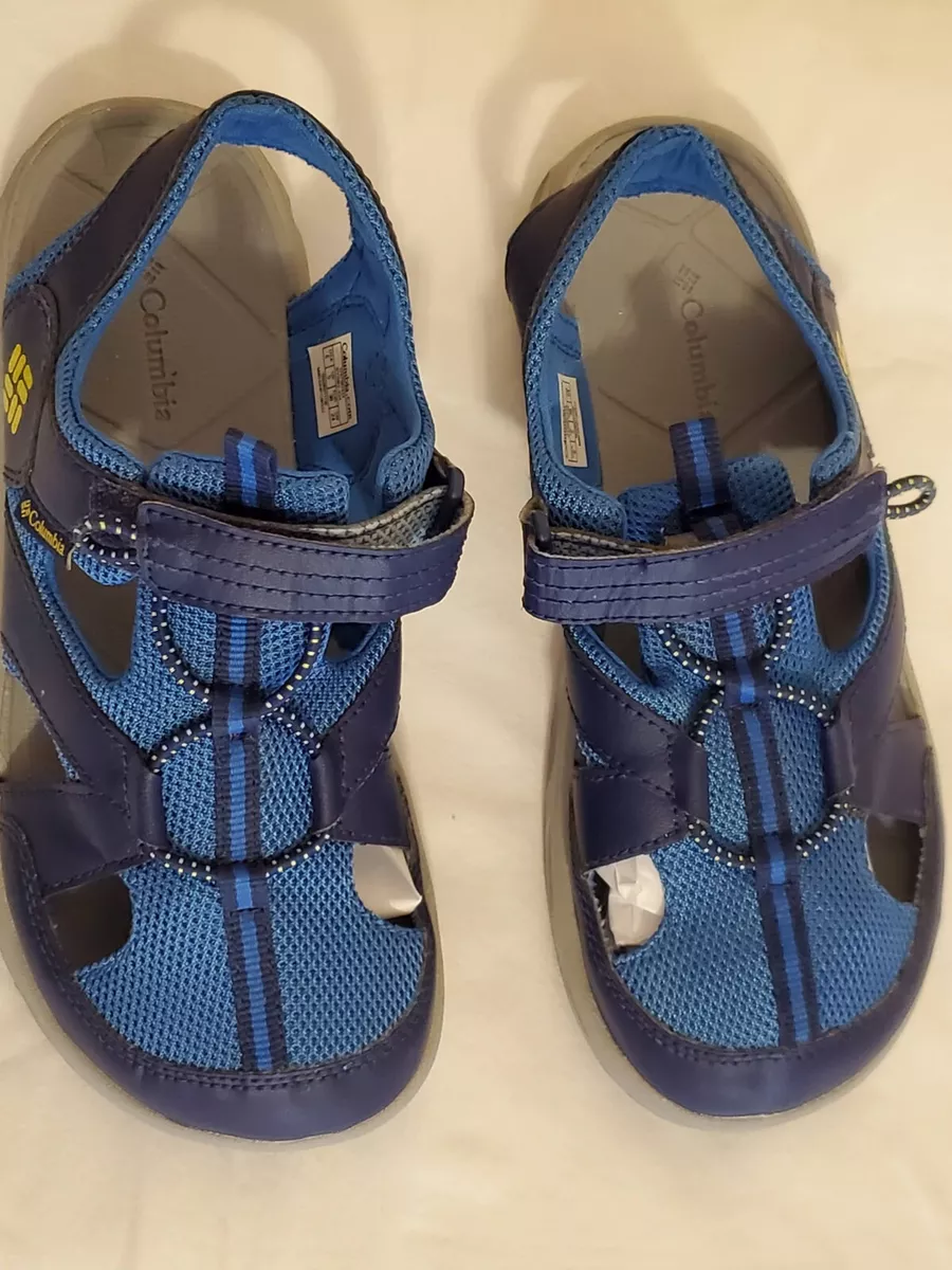 BOYS COLUMBIA TECHSUN WAVE SANDALS SIZE 6 Youth Closed Toe Water