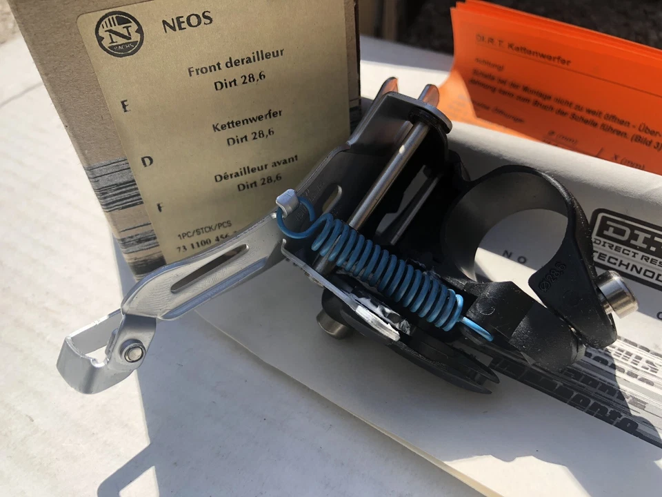 Nos Vintage SRAM NEOS Front Derailleur 28.6 Clamp Black - Image 4 of 4