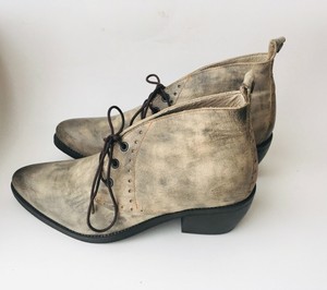 Nuevo sin etiquetas Dkode Botines De Cuero Talla 37/Gris Botines Talla 37/ Botines De Cuero Talla 7 | eBay