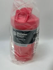 Blender Bottle Classic 20oz Shaker Mix With Whisk Portable Drinkware - Pink