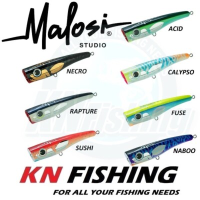 MALOSI STUDIO TYRANT 180P Master Series Popper Floating Lures 80gr HANDMADE