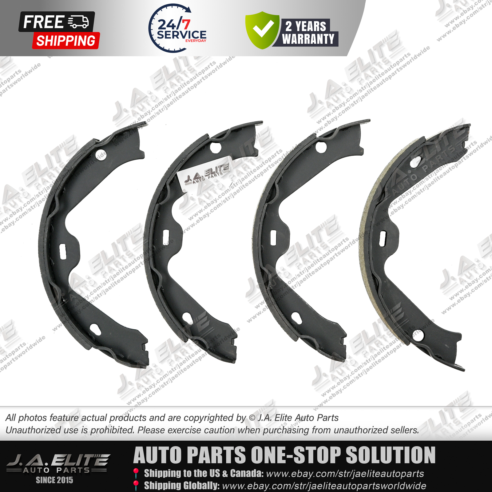 4pcs Parking Break Shoes fit Ferrari 458 FF California California T, 240948