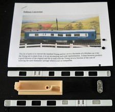 Triang Blue Pullman Palour Car to Kitchen Car conversion set 3D printed 3DPD