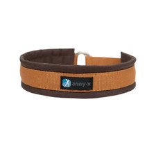 AnnyX Zugstopphalsband Fun braun/bernstein Hundehalsband Anny X Halsband, Anny X