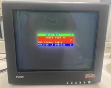 Vintage KDS KDS XF-7bl 15" Flat VGA CRT Computer Monitor Retro Gaming