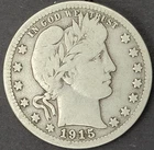 1915 D Denver Mint Barber Quarter