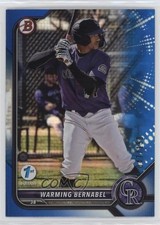 2022 Bowman Draft 1st Edition Blue Foil 47/150 Warming Bernabel #BD-179 1g37