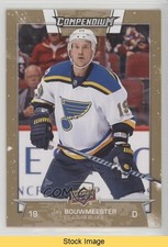 2017-18 Upper Deck Compendium Gold Jay Bouwmeester #523 READ a3q