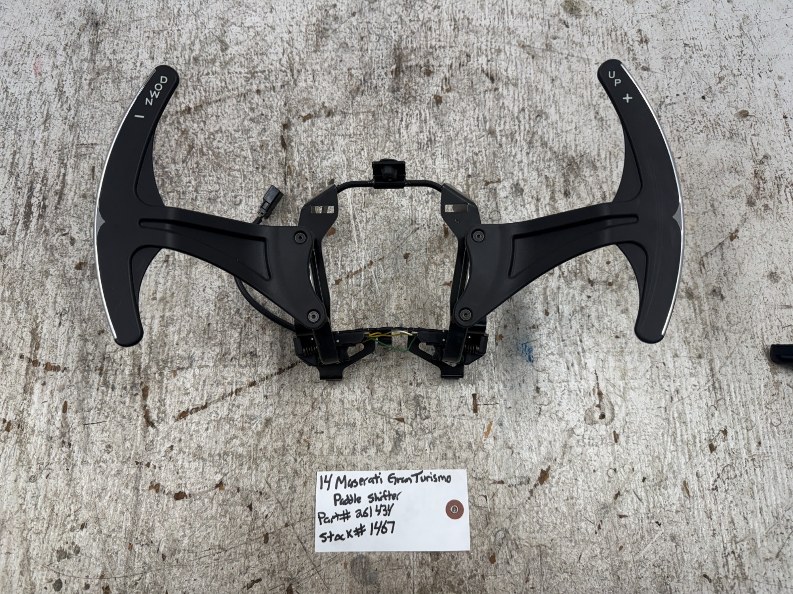 14 MASERATI GRAN TURISMO M145 OEM PADDLE SHIFTER ASSEMBLY 261434 07-20